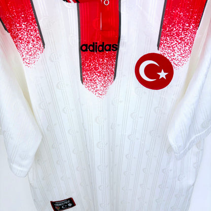 Turkey 1996-1998 Adidas Away Football Shirt