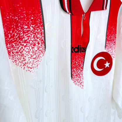 Turkey 1996-1998 Adidas Away Football Shirt
