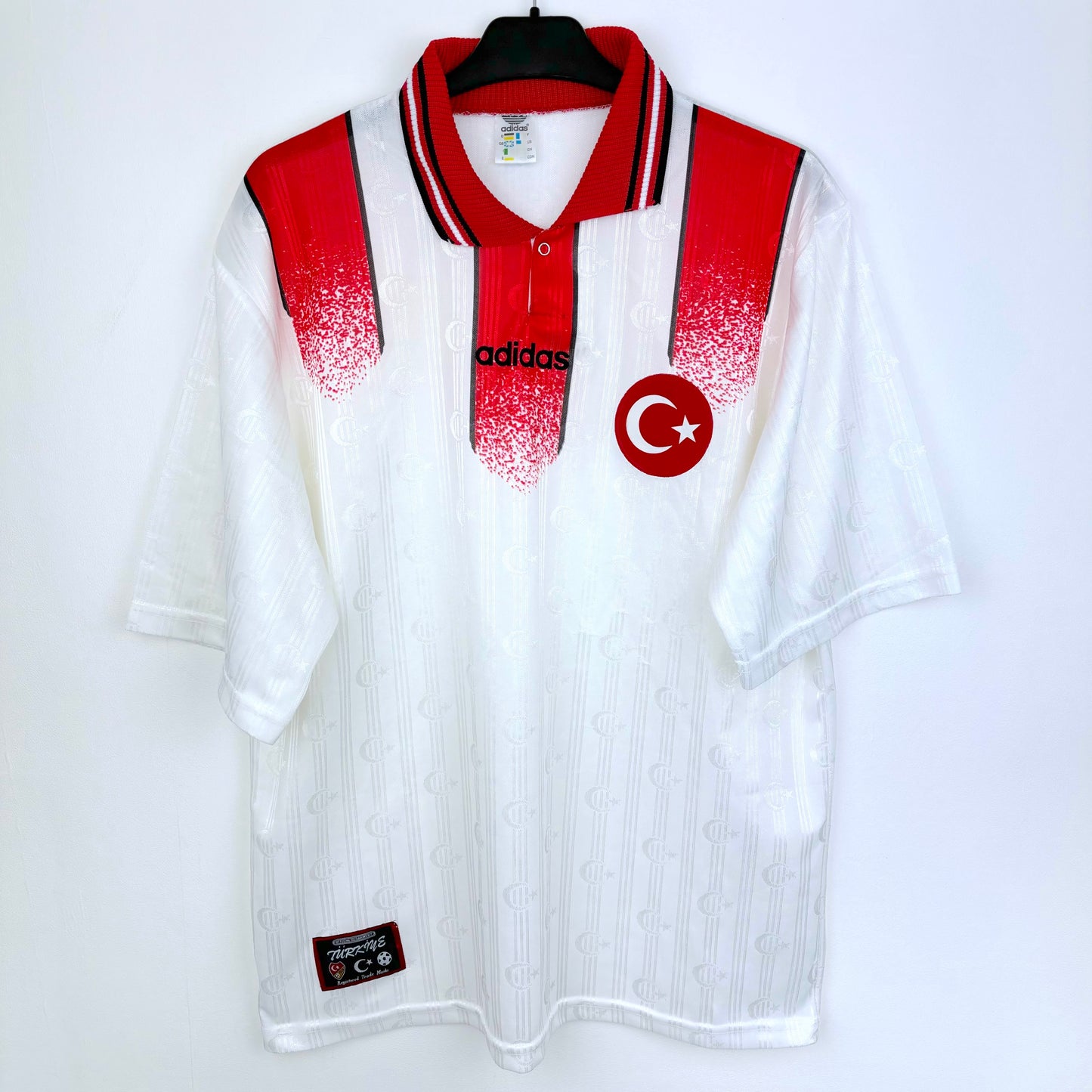 Turkey 1996-1998 Adidas Away Football Shirt