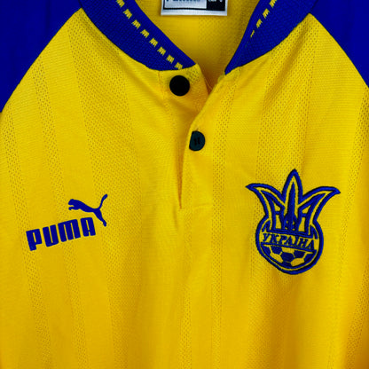 Ukraine 1998-2000 Puma Home Football Shirt