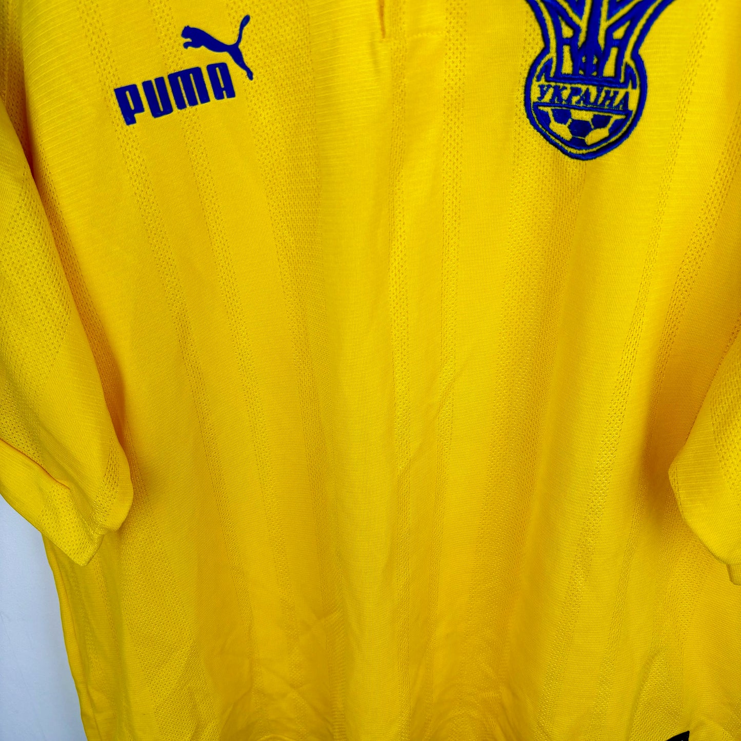 Ukraine 1998-2000 Puma Home Football Shirt