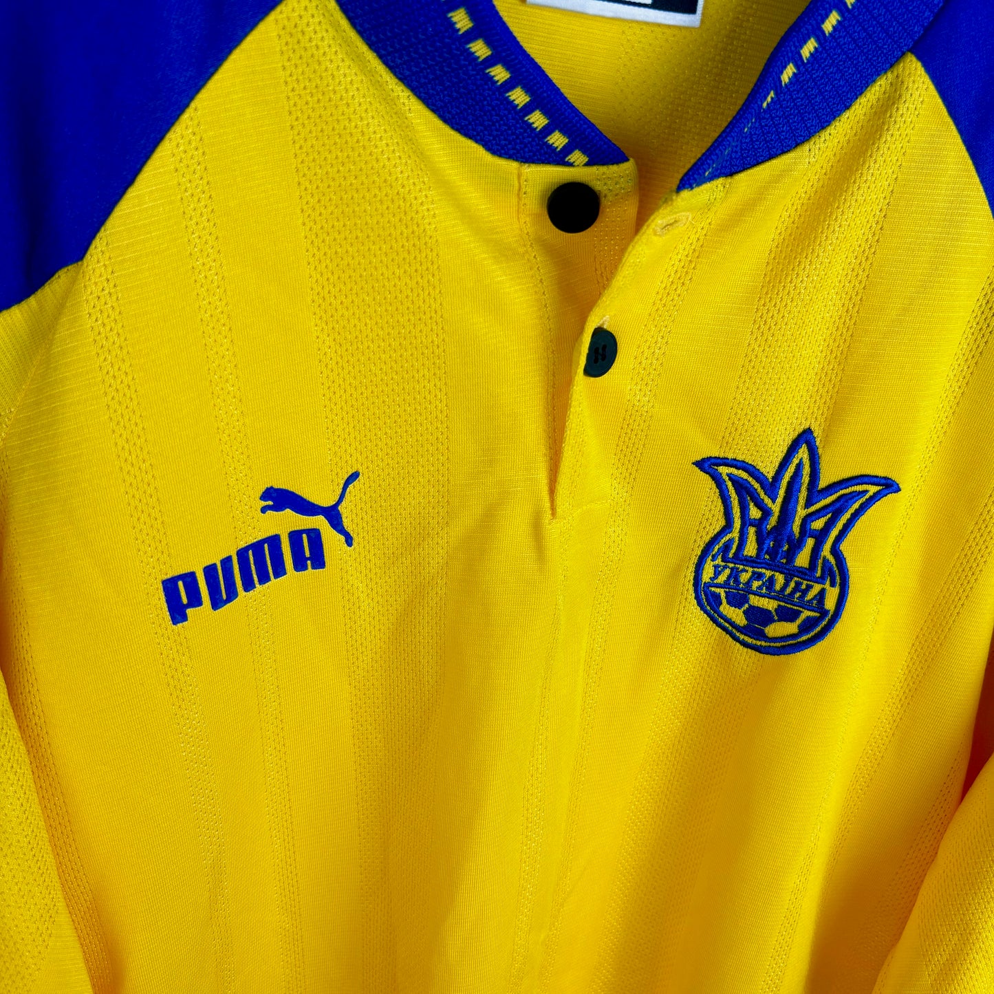 Ukraine 1998-2000 Puma Home Football Shirt