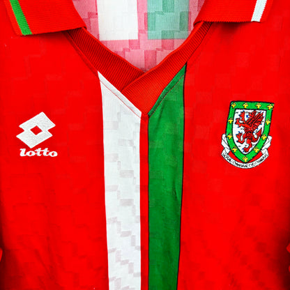 Wales 1996-1998 Lotto Home Football Shirt