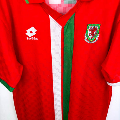 Wales 1996-1998 Lotto Home Football Shirt
