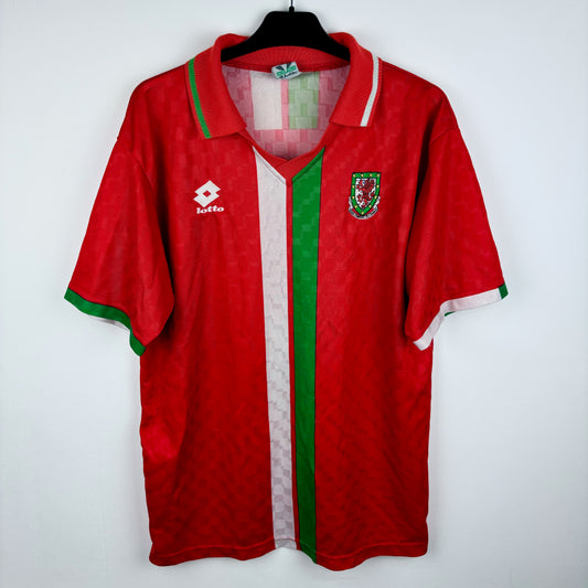 Wales 1996-1998 Lotto Home Football Shirt