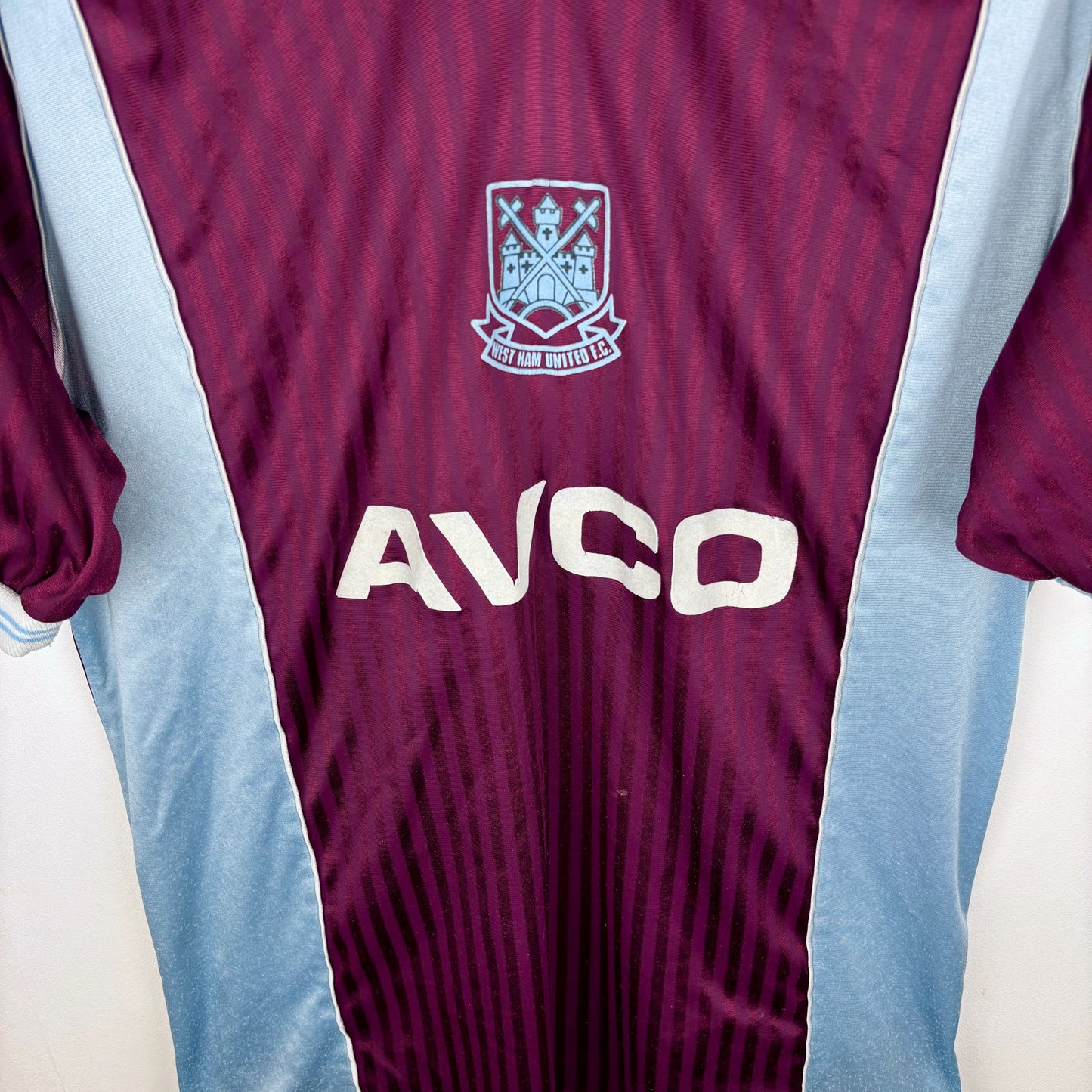 West Ham United 1987-1989 Scoreline Home Football Shirt