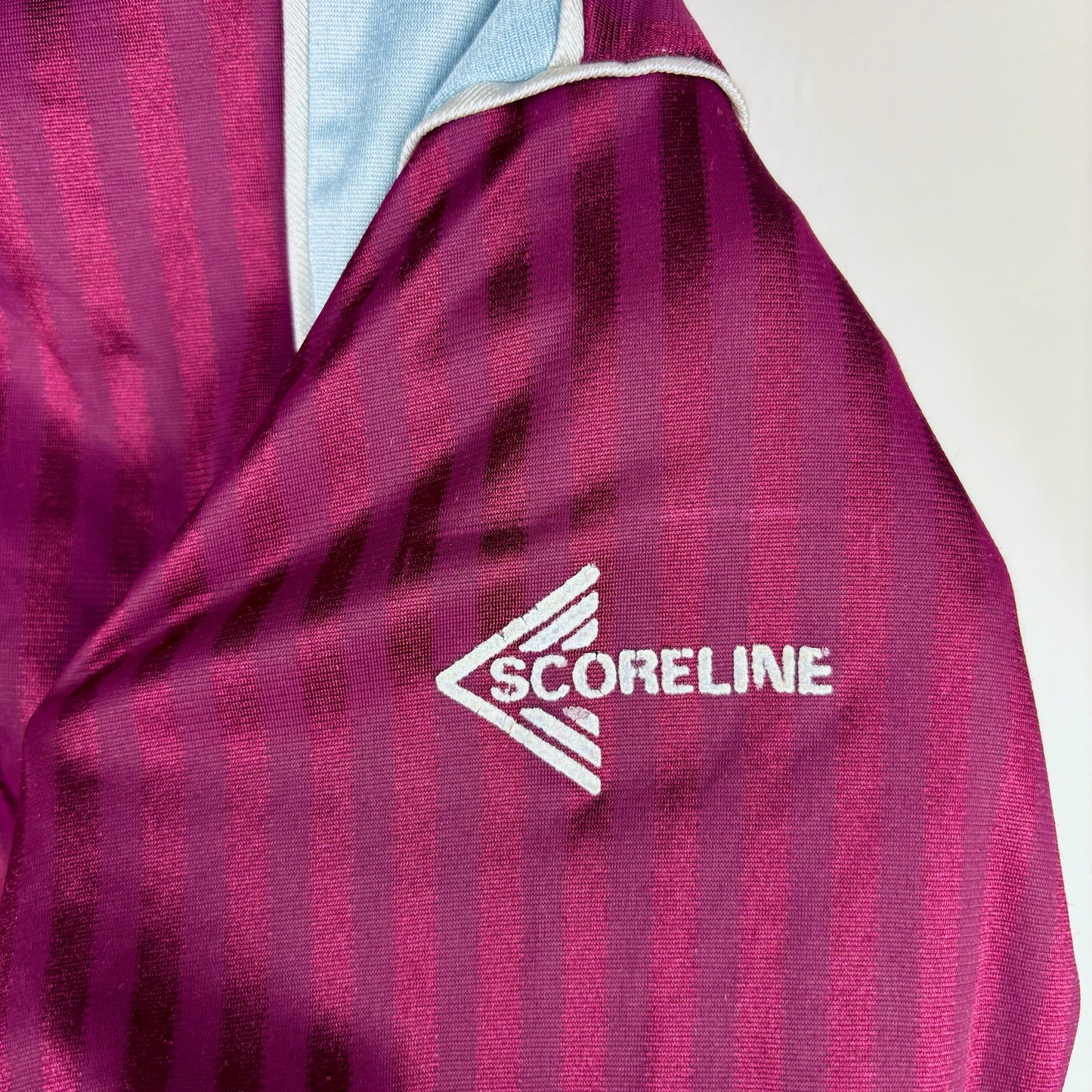 West Ham United 1987-1989 Scoreline Home Football Shirt