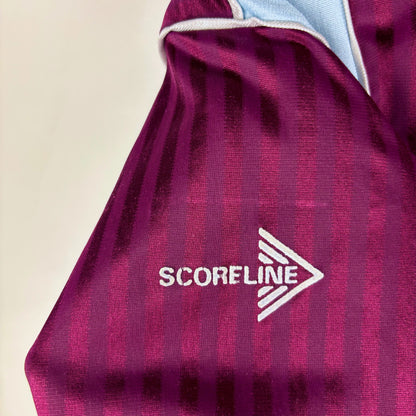West Ham United 1987-1989 Scoreline Home Football Shirt