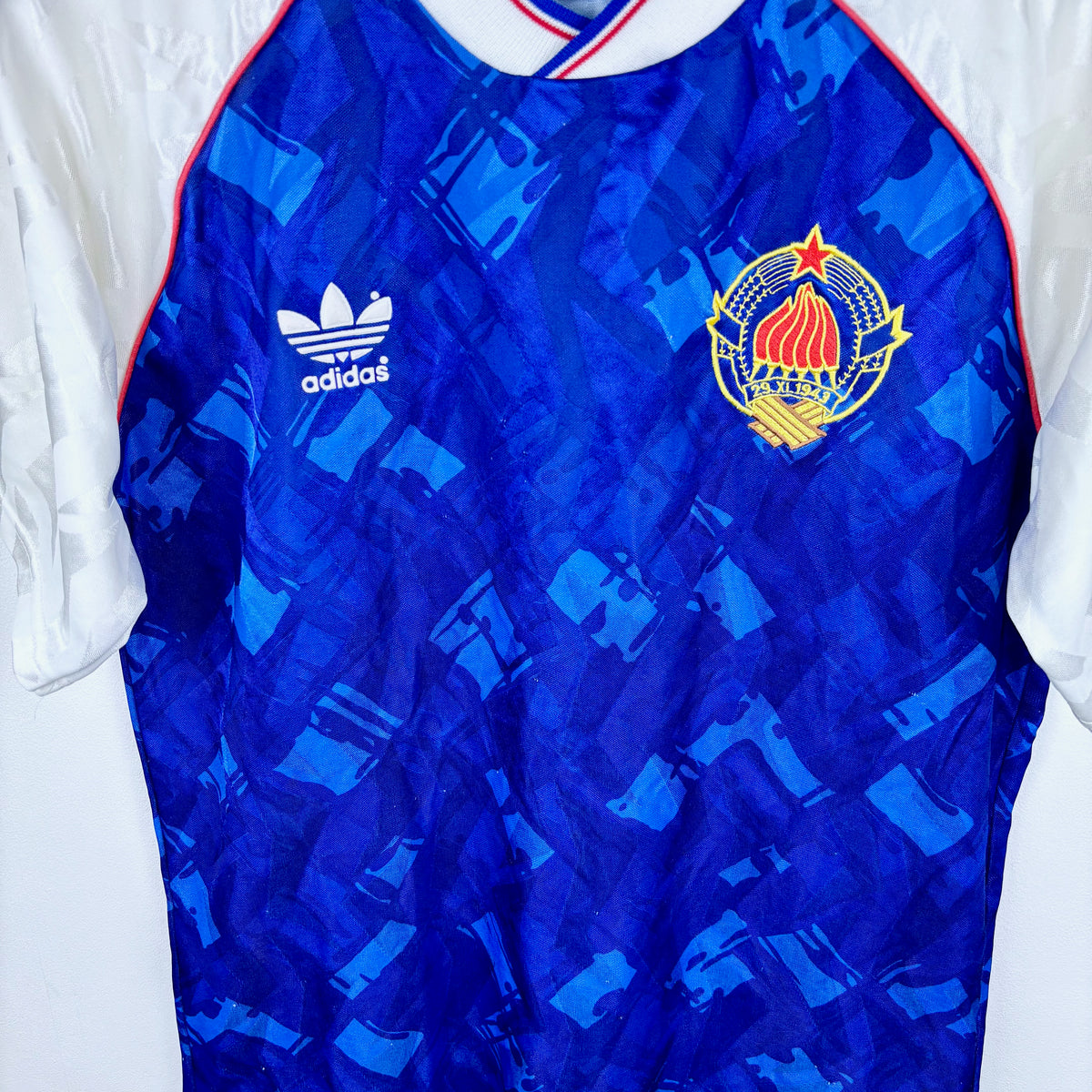 Yugoslavia 1991-1992 Adidas Home Football Shirt
