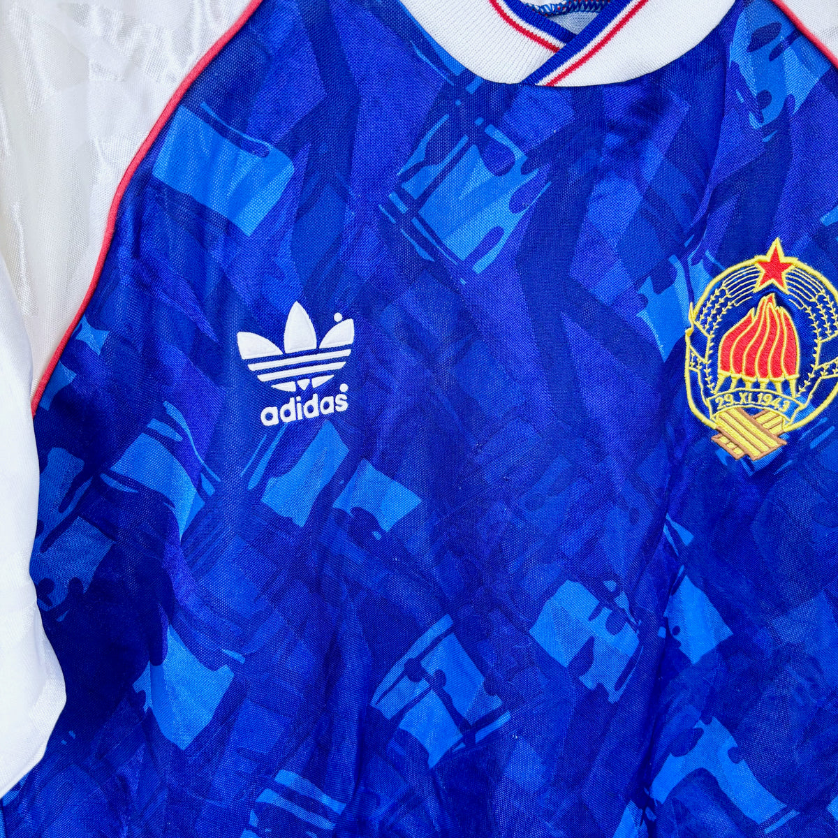 Yugoslavia 1991-1992 Adidas Home Football Shirt